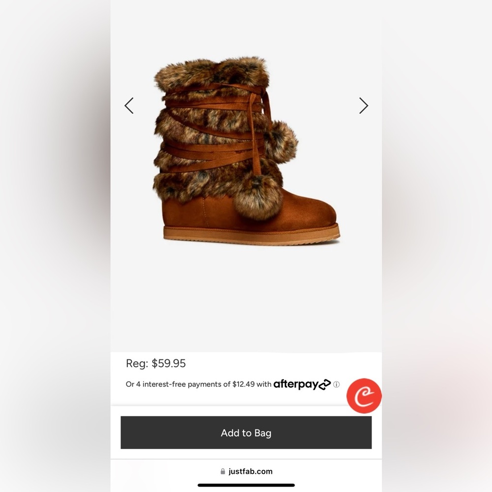Fur boots